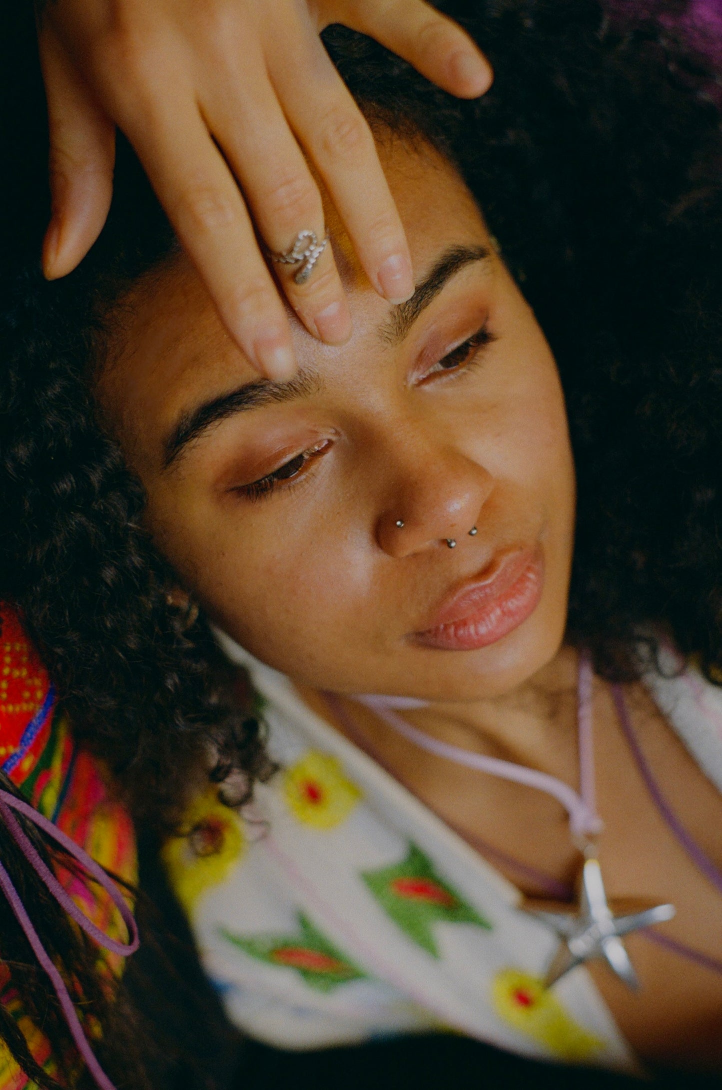 snake pinkie ring silver star pendant spiral